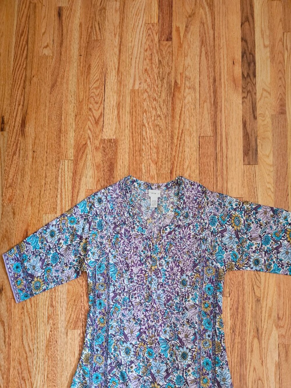NWOT Soft Surroundings Tunic with Embroidery